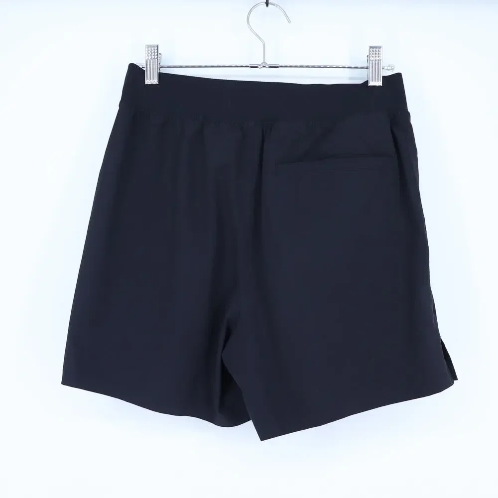 Alo Yoga Stride Shorts Black Anthracite Linerless Pull On Active Women's S